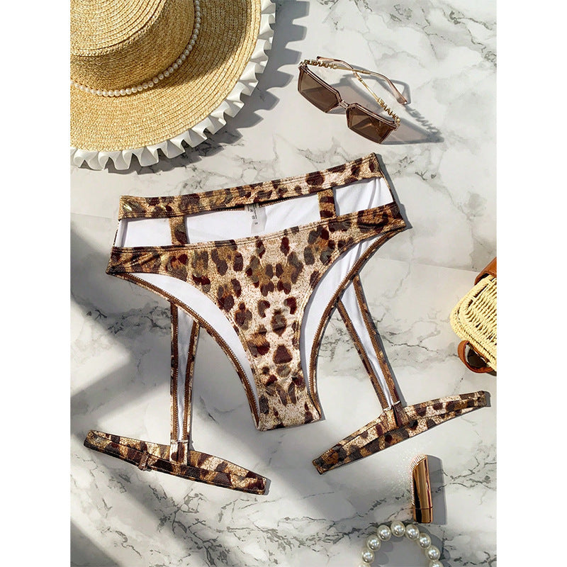 Women High-Cut Bikini Bottom with Innovative Cut-Out Details StylebySassy