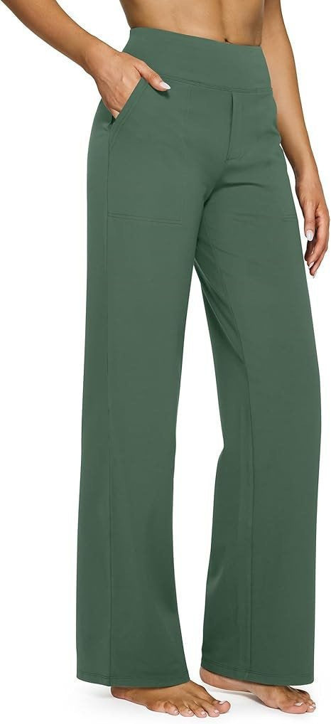 Women wide-cut Palazzo pants with high-cut comfort waistband and side pockets StylebySassy
