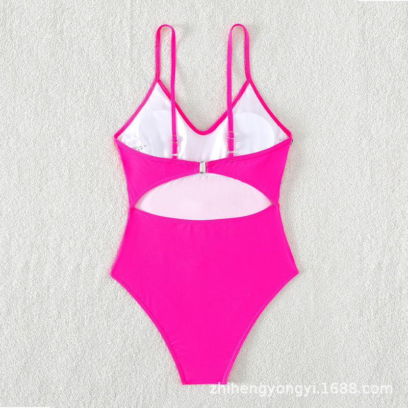 Women's swimsuit with colorful fringe design StylebySassy