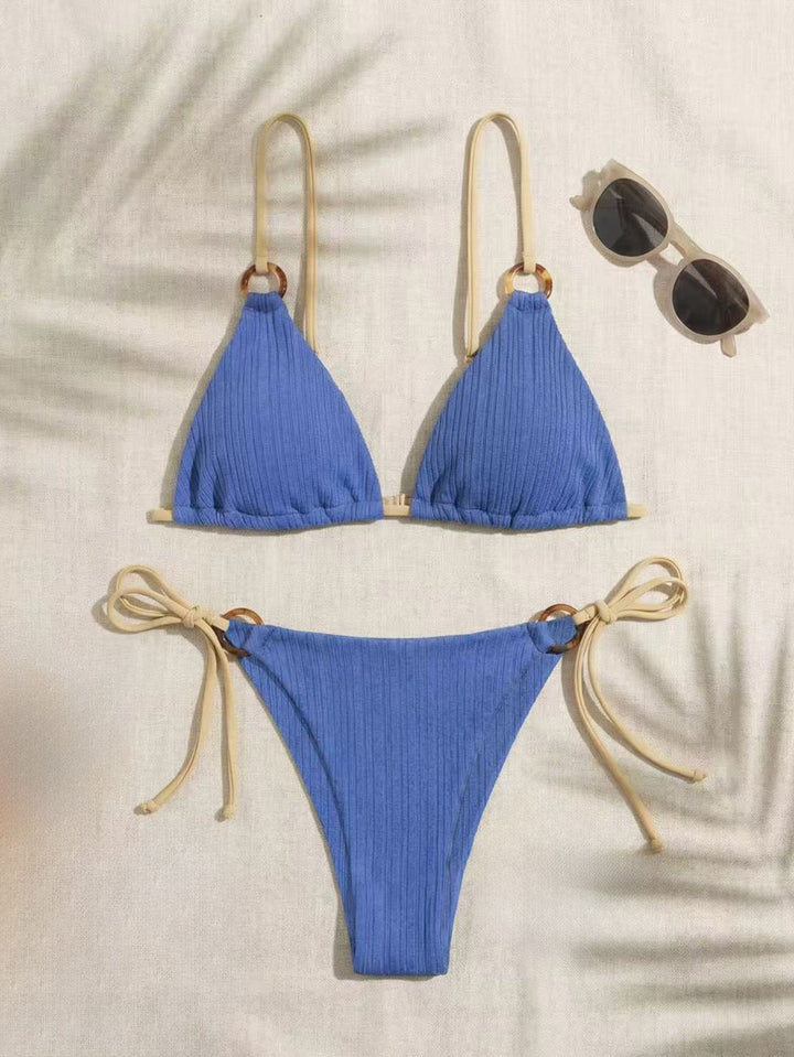 Ladies triangle bikini with adjustable strap StylebySassy