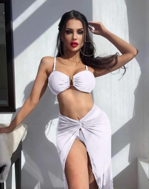Women’s bikini set with sophisticated cut details StylebySassy