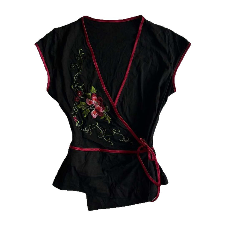 Women’s blouse dress with floral embroidery StylebySassy