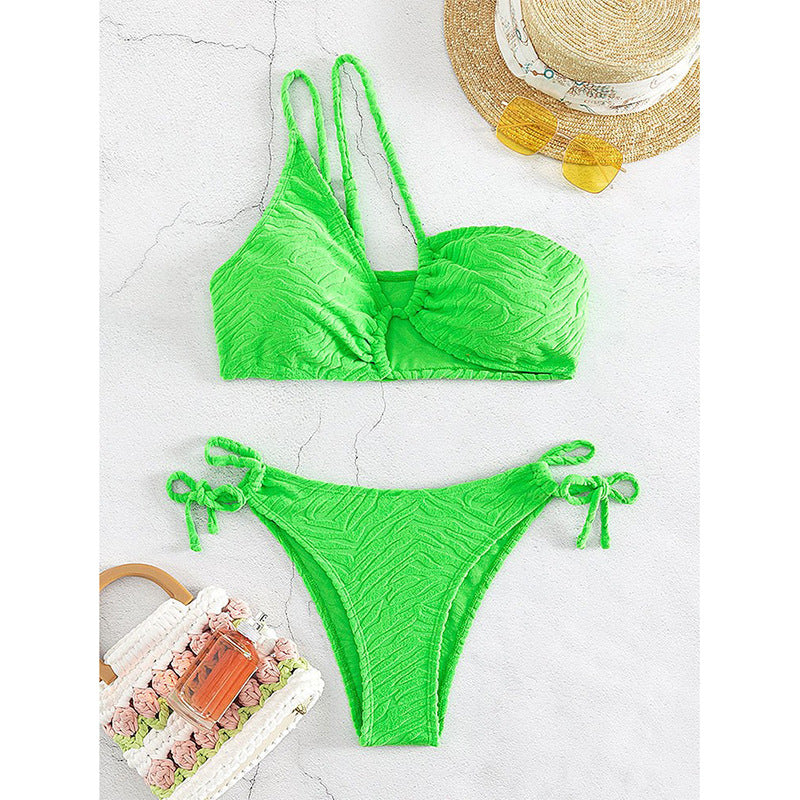 Women's Bikini Set with Fashionable Wrap Detail StylebySassy