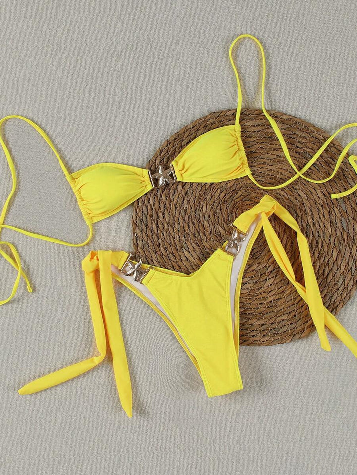 Women's Bikini Set with Elegant Buckles StylebySassy
