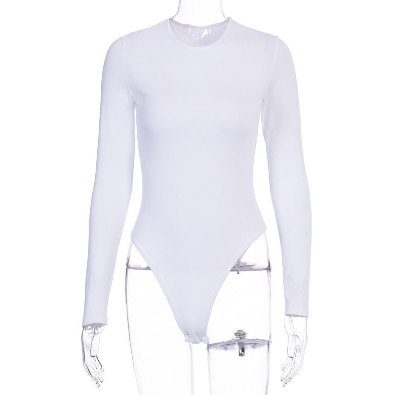 Women's Long Sleeve Bodysuit with Elegant Cut StylebySassy