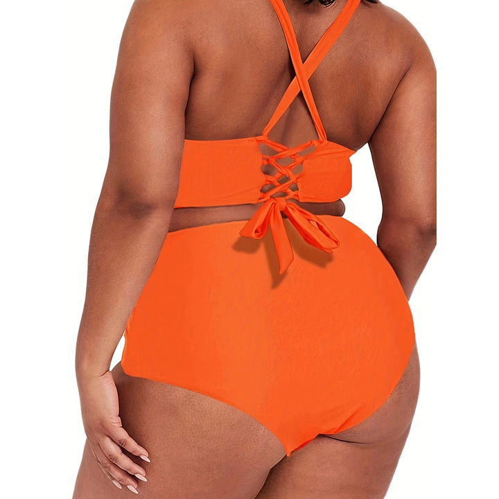Women's Two-Piece Swim Outfit with Casual Wrap Skirt StylebySassy