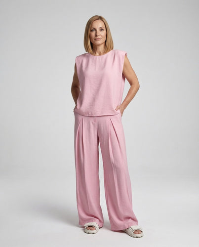 Women's Two-Piece Set Blazer Palazzo
