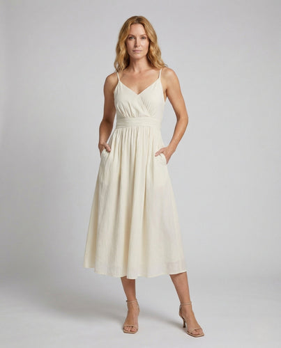 Women’s summer dress with wrap bustier