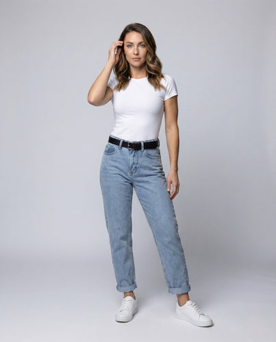 Women's Mom Jeans High Waist