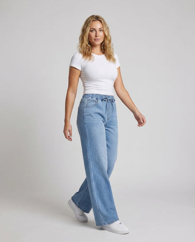 Women Paperbag Jeans High Waist
