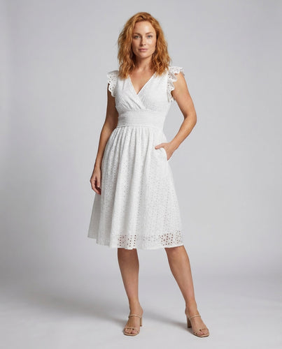 Women's A-line dress lace embroidery
