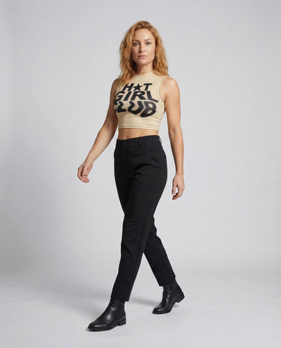 Women's Sleeveless Top Statement Print