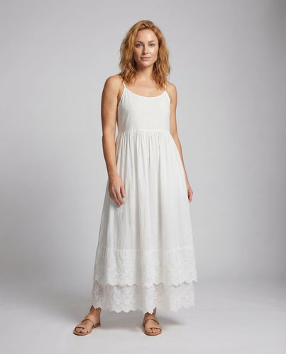 Women's Boho Maxi Dress with Spaghetti Straps