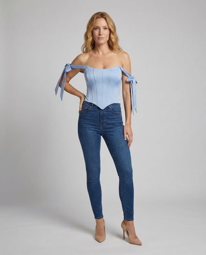 Women's Off-Shoulder Corset Top Ties