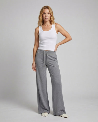 Women's Casual Pants Wide Leg Cotton Blend