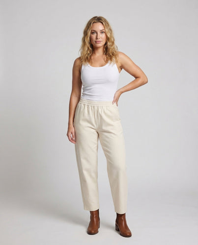 Women's Wide Trousers Front Pleat