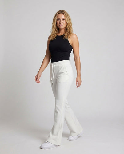 Women's Lounge Flared Pants Shaping Center Seam