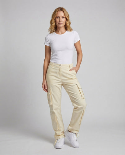 Women Functional Cargo Pants Adjustable Hem
