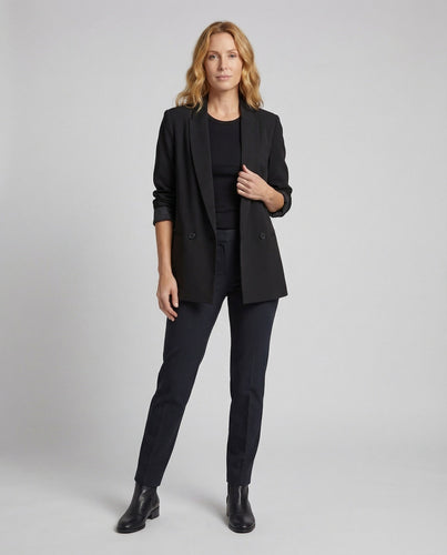 Women's Longline Oversized Blazer Shoulder Pads
