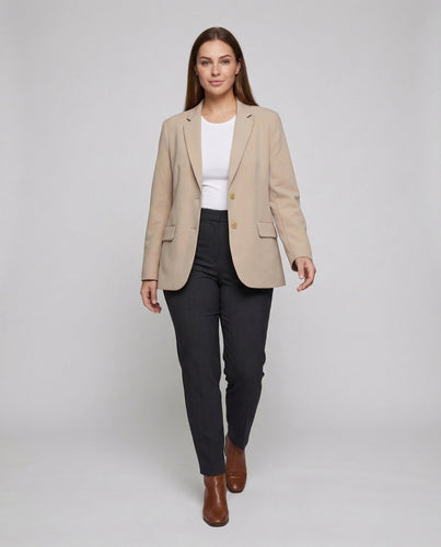 Women Business Casual Blazer Soft Shoulders