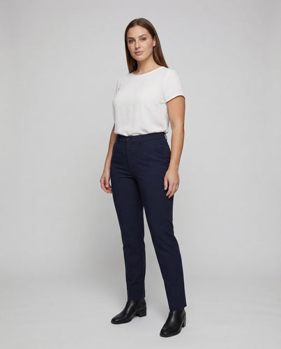 Women High Waist Stretch Pants Pleat