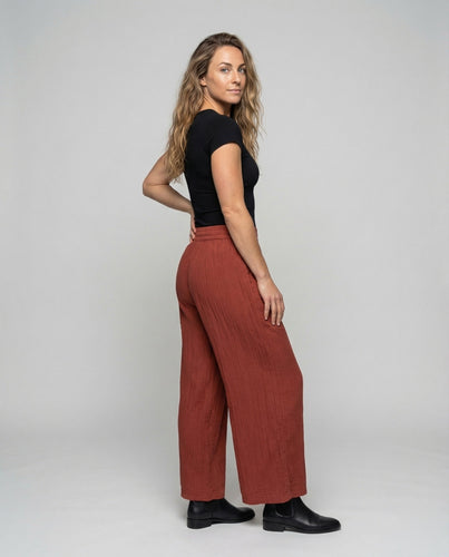 Women's Jersey Lounge Pants Smocked Waistband