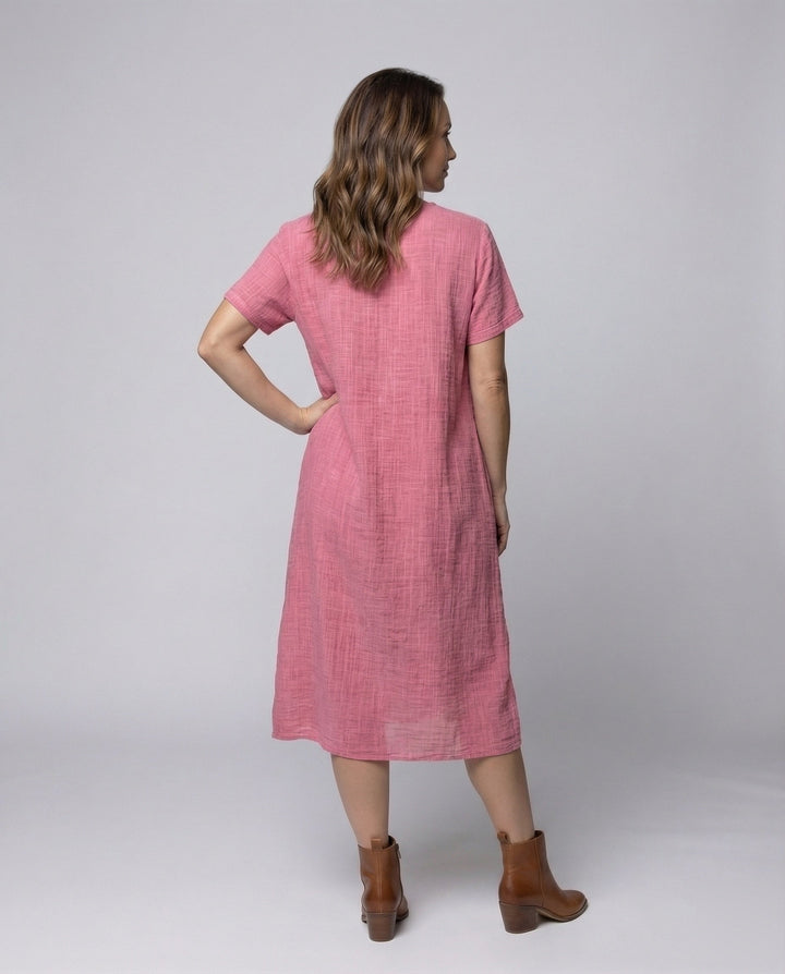 Women's Muslin Maxi Dress Loose Kaftan Cut
