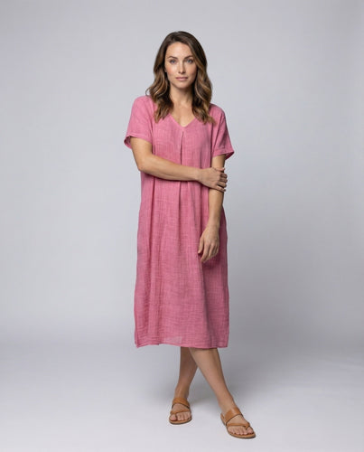 Women's Muslin Maxi Dress Loose Kaftan Cut