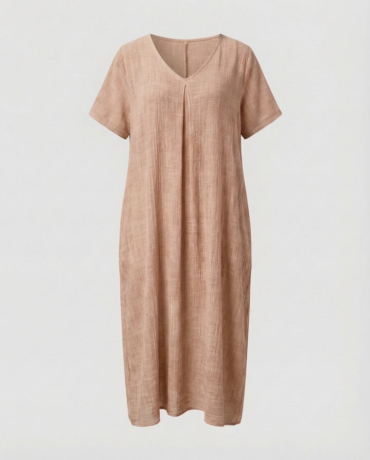 Ladies Muslin Maxi Dress Loose Kaftan Cut