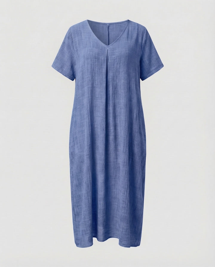Women's Muslin Maxi Dress Loose Kaftan Cut