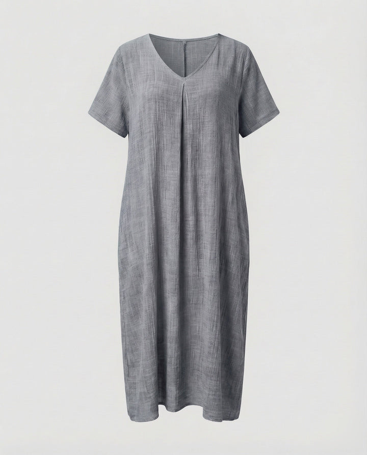 Ladies Muslin Maxi Dress Loose Kaftan Cut