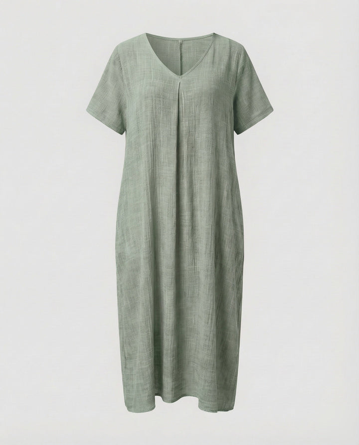 Ladies Muslin Maxi Dress Loose Kaftan Cut