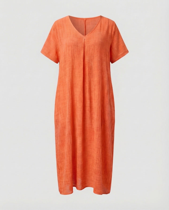 Ladies Muslin Maxi Dress Loose Kaftan Cut