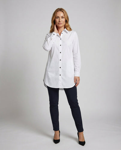 Women's Long Blouse-Tunic Extended Back