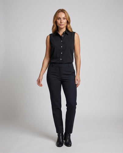Women's Tailored Shirt Blouse Kent Collar
