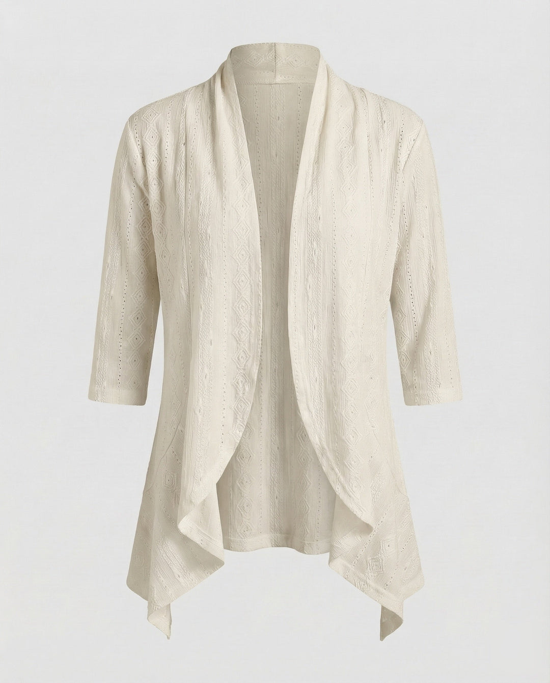 Women lightweight lace embroidery tunic jacket.