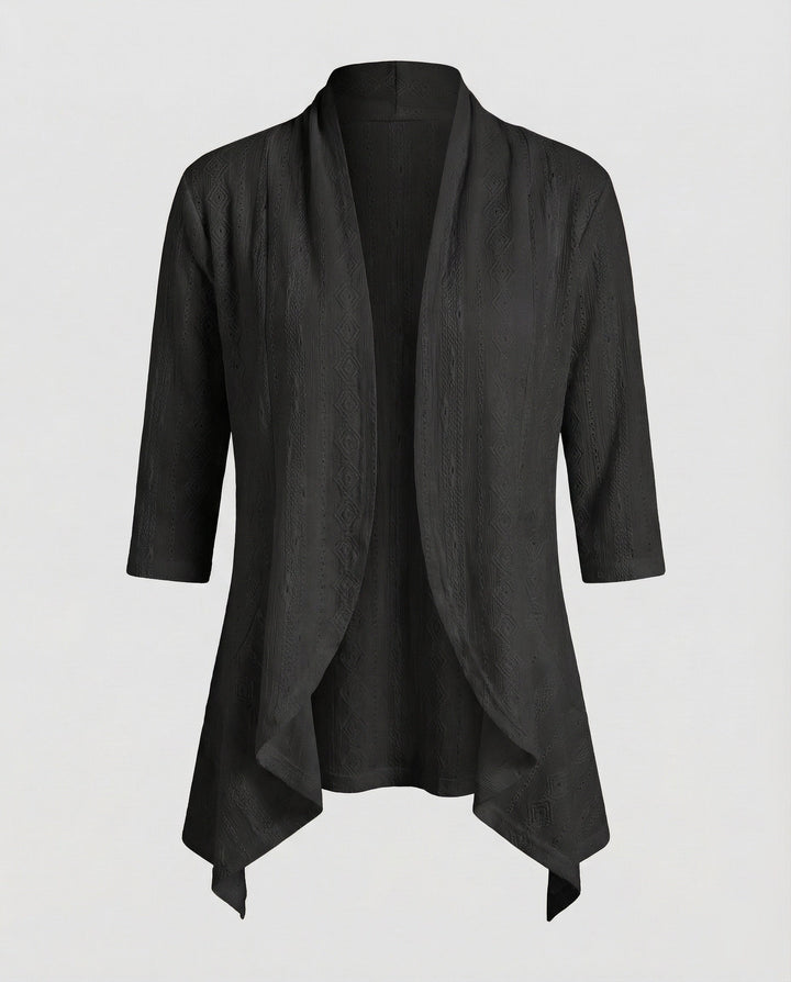 Women lightweight lace embroidery tunic jacket.