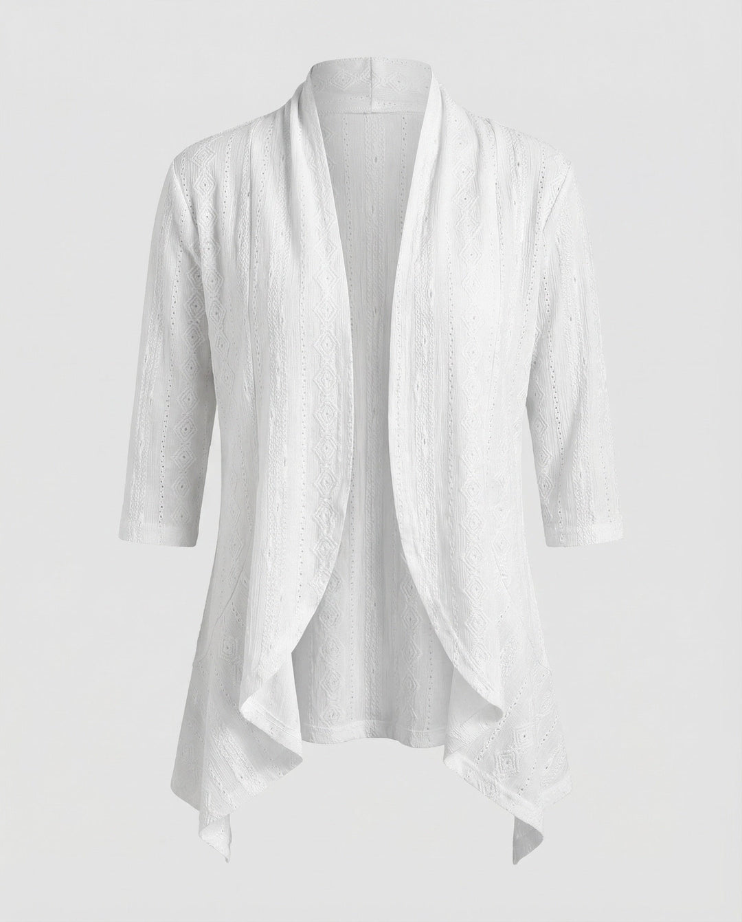 Women lightweight lace embroidery tunic jacket.