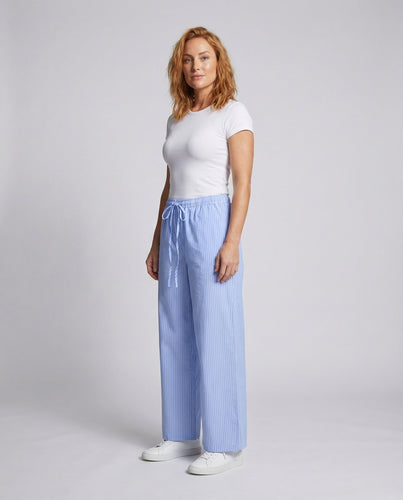 Women's medieval skirt with high laced bodice and waterfall hem.