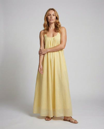 Women's short spaghetti strap dress with bustier yoke