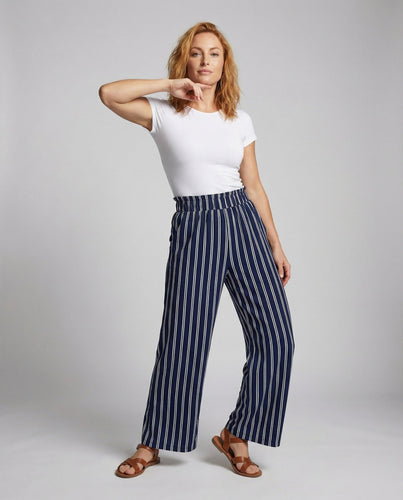 Women's sporty lounge pants with contrast stripes