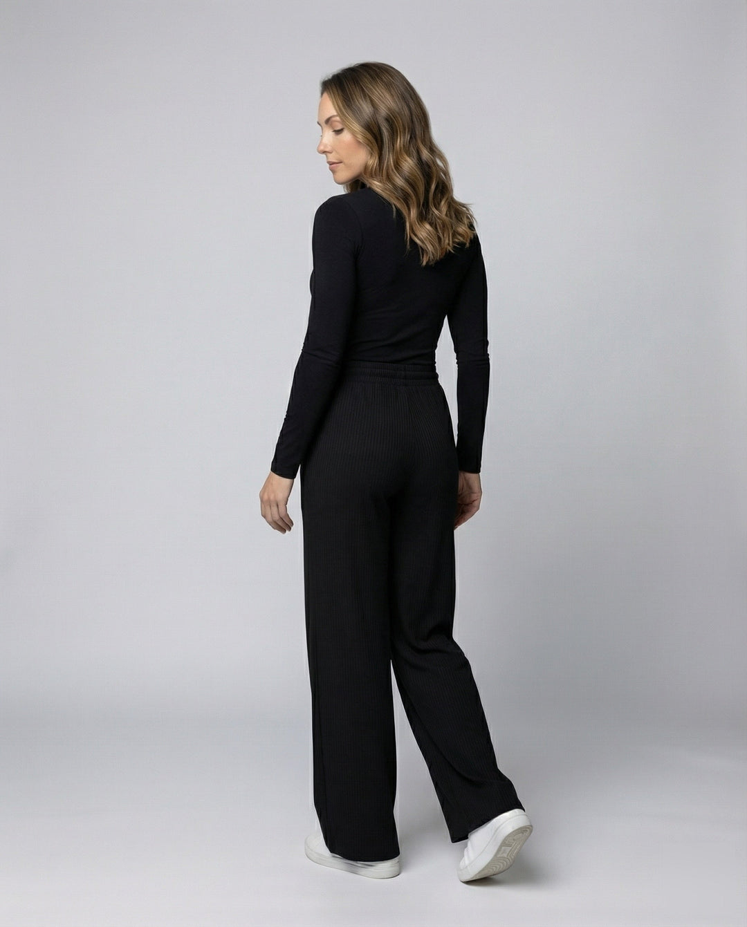 Women's wide-swinging pleated Palazzo pants