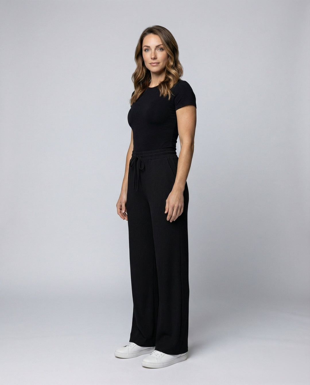 Women's wide-swinging pleated palazzo pants