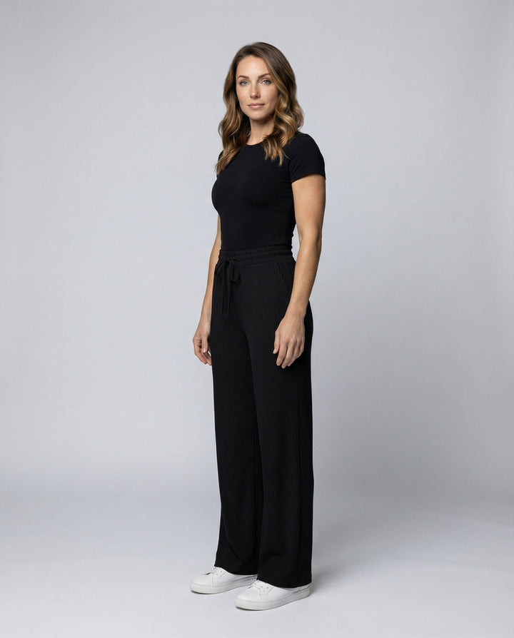 Women's wide-swinging pleated palazzo pants