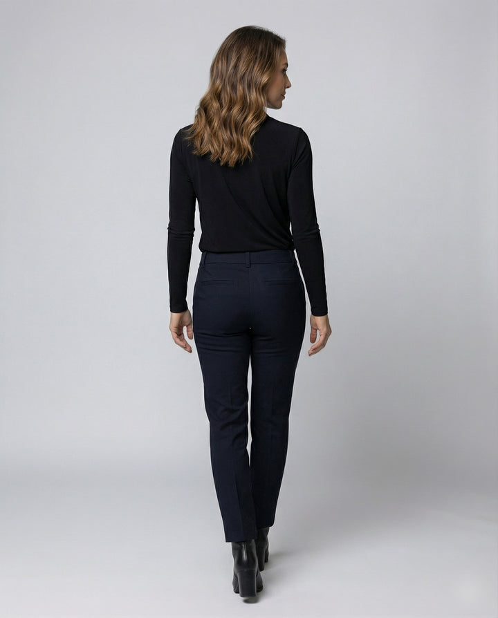 Women’s wrap blouse with waterfall draping