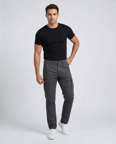 Men's thermal insulated cargo work pants