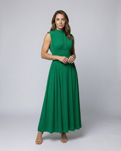 Ladies floor-length sleeveless gala dress