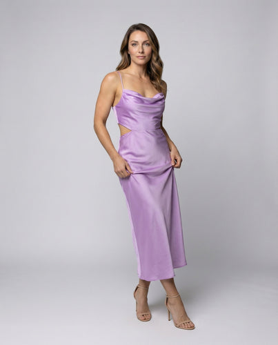 Ladies elegant satin spaghetti strap top