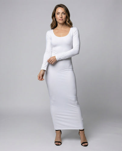 Women's figure-hugging Maxi Jersey Dress