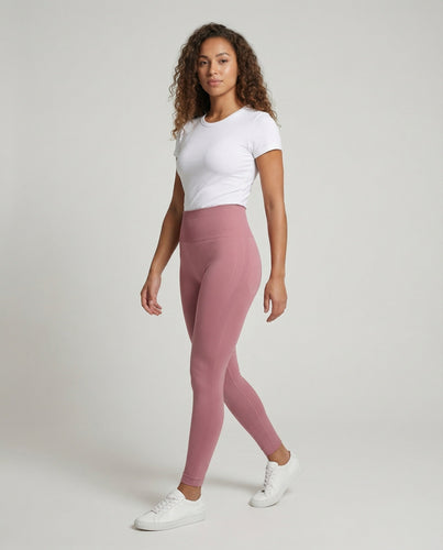 Women's shaping sport leggings with compression waistband